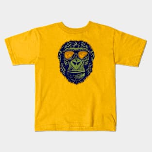 Gorilla Scholar: A Tribute to Intelligence Kids T-Shirt